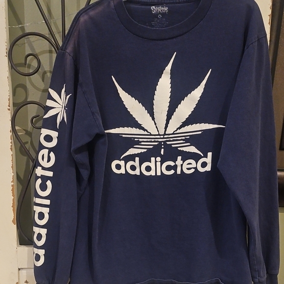 Spencer's Other - Spencer's Novelty Long Sleeve Distressed Tee